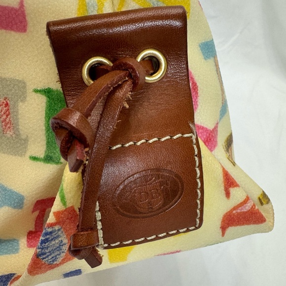 Dooney and Bourke Rainbow Print Y2K Two Way Bag and Matching Wristlet - Picture 3 of 14